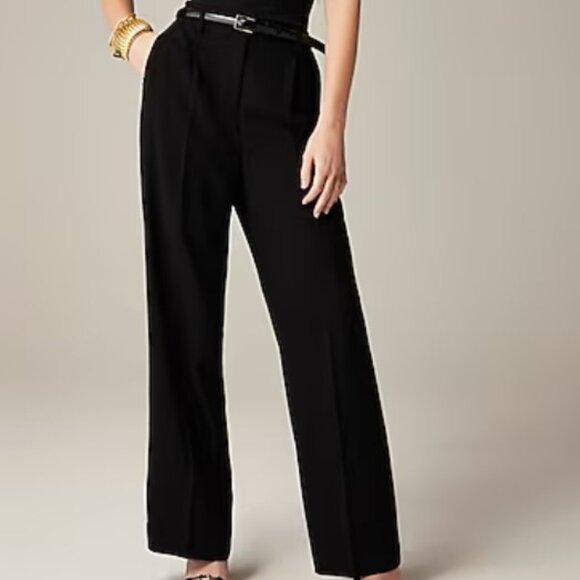 J Crew Tall wide-leg Essential Pant in City Crepe - Picture 1 of 4
